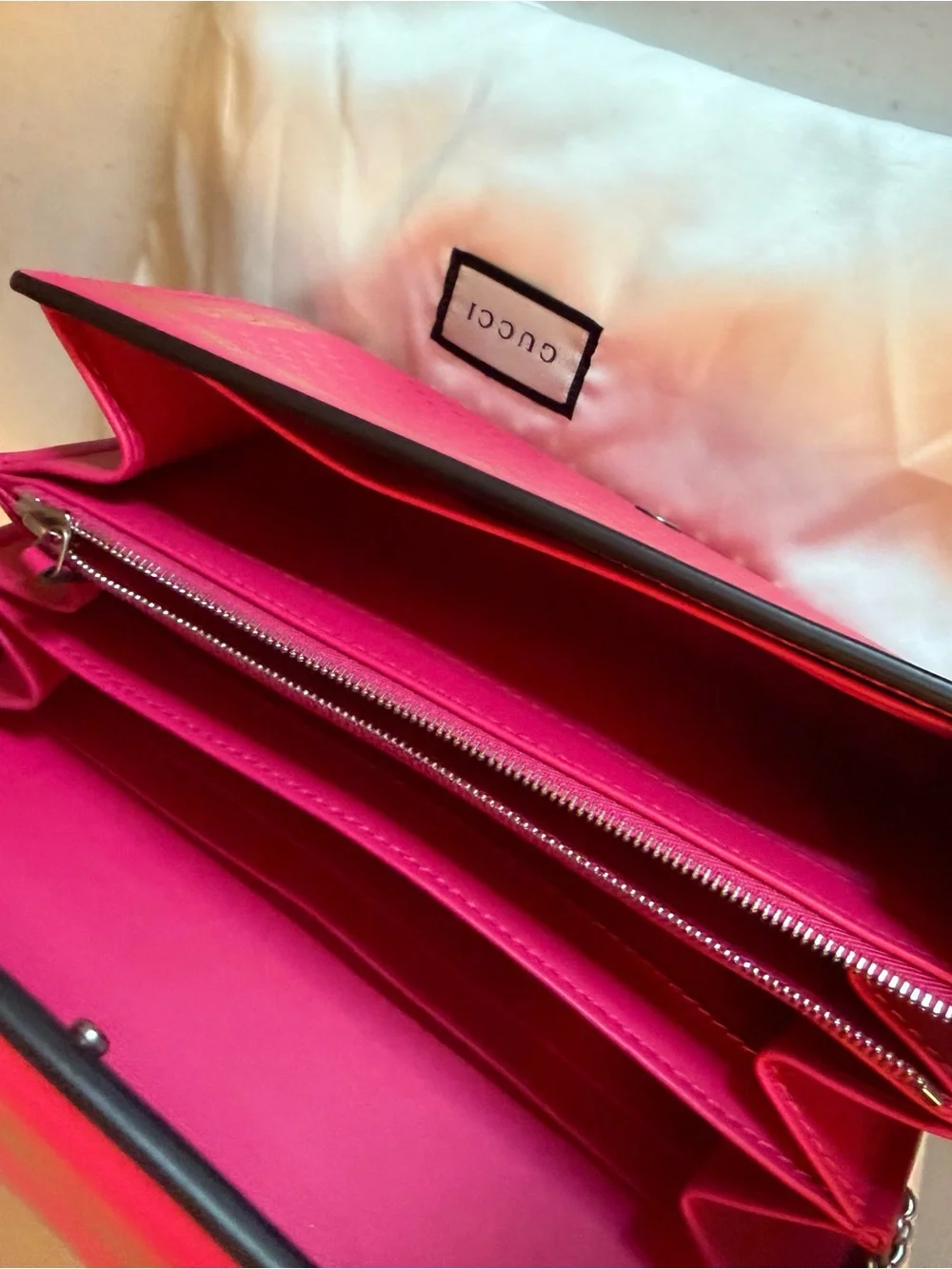 Pink Guccy X Sega Gold Star Crossbody Bag